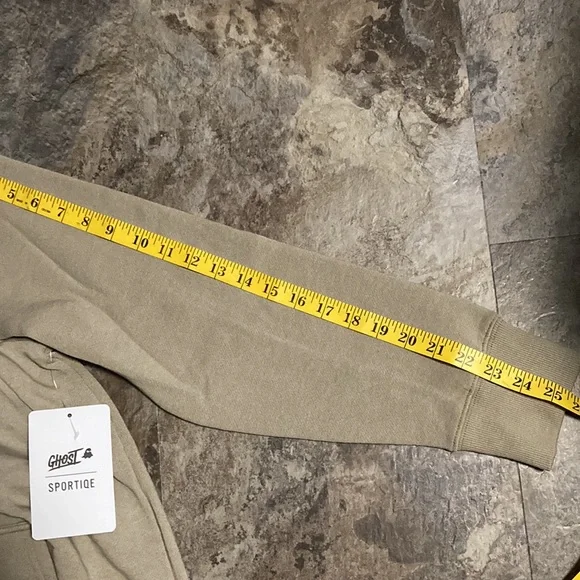 NWT - Men’s ‘Ghost’ Hooded Sweatshirt- Quicksand- (L) - Picture 5 of 9